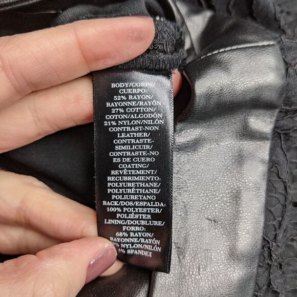 Ann Taylor 4 Tall Black Lace Pencil Skirt - Picture 7 of 9